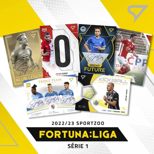 Futbalové karty Premium balíček FORTUNA LIGA 2022 23 1 séria BRLOH sk