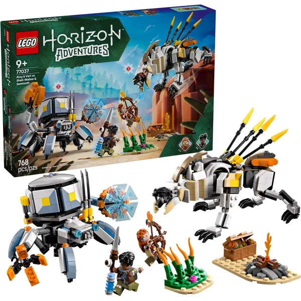 LEGO Horizon Adventures 77037 Aloy a Varl vs. Shell-Walker a Sawtooth - LEGO - Hlavný obrázok