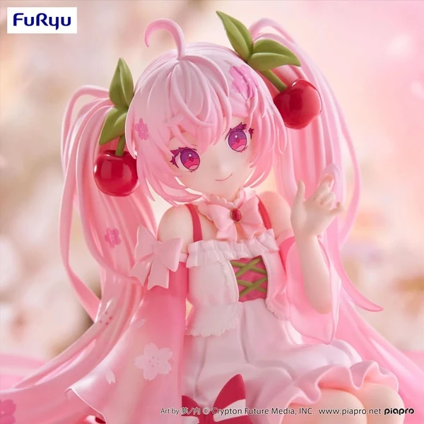 Figúrka Furyu Hatsune Miku Noodle Stopper - Sakura Miku 2025 14 cm - Figúrky - Obrázok 04TE000P01