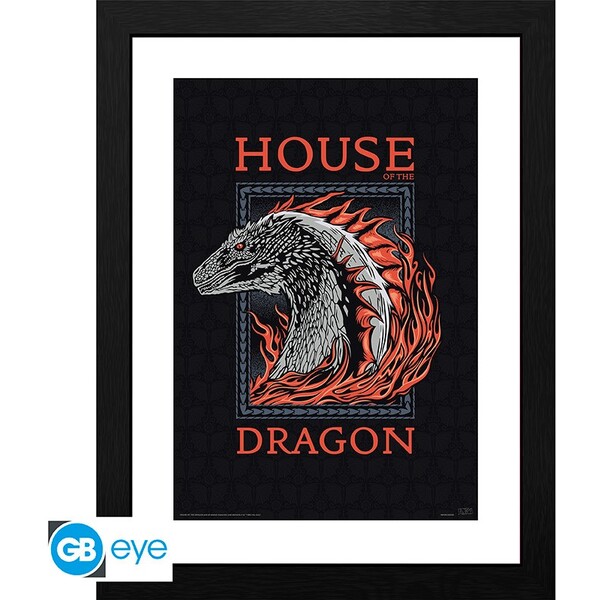 Obraz v rámeček House of the Dragon - Red Dragon