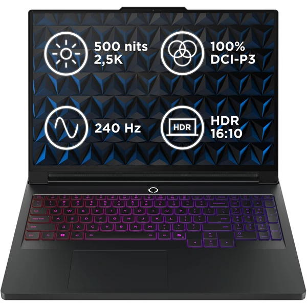Lenovo Legion Pro 7 16IAX10H (83F50068CK) čierny - Notebooky - Hlavný obrázok