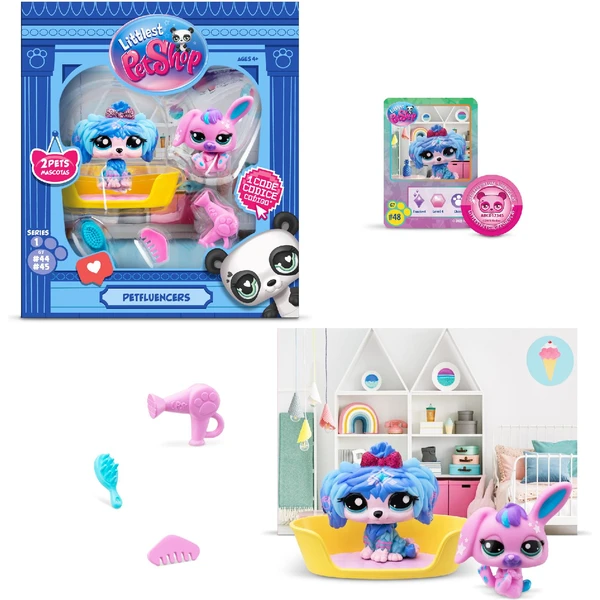 Littlest Pet Shop balenie 2 figúrok Petfluenceri MIX - Figúrky - Obrázok 06O7000K01