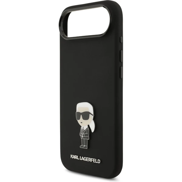 Karl Lagerfeld Liquid Silicone Metal Ikonik kryt iPhone Air čierny - Puzdra - Obrázok 08f5420b783c4fe3a04b38deecbb4490