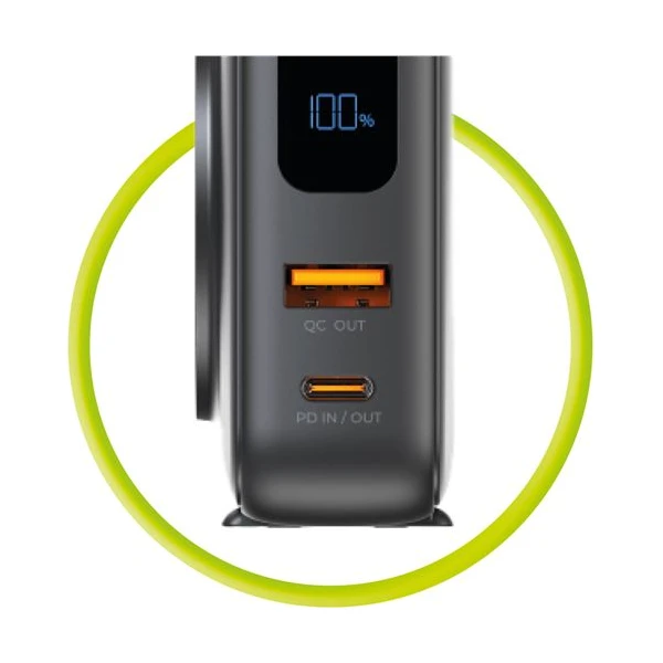 Mobilná externá batéria a cestovná nabíjačka, kábel Lightning/USB-C, MagSafe čierna - Powerbanky - Obrázok 091b8b8ef26344e3963d6889bf943e4d