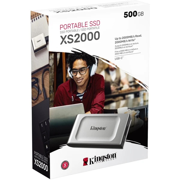 1000GB externý SSD XS2000 Kingston - SSD - Obrázok 0AWXF00101