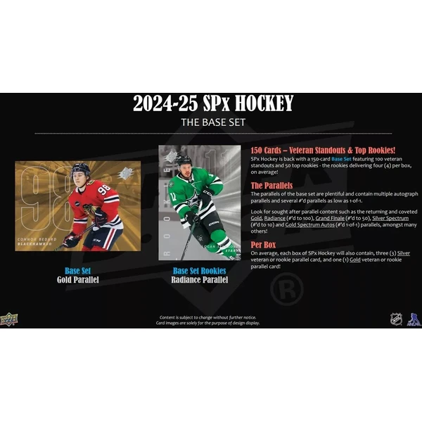 Hokejové karty Upper Deck 2024/25 SPx Hockey Hobby Box - Hokejové karty - Obrázok 0FSF000N01