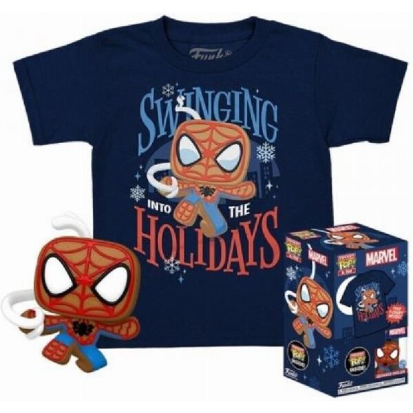 E-shop Funko Pocket POP! & Tee: Marvel - Spider-Man (Gingerbread) detské XL