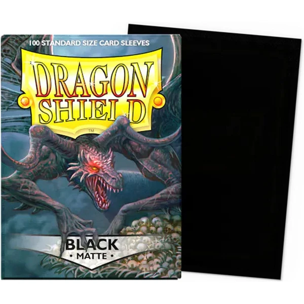 Dragon Shield Standard obaly na karty matne čierne (100 obalov) - Obaly na karty - Obrázok 0U3G000K01