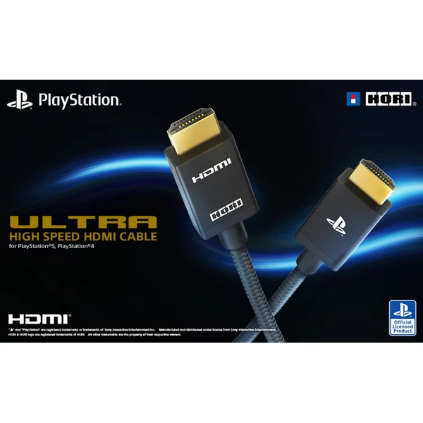 Hori 8K Ultra High Speed ??HDMI kábel 2.1 pre PS5 2m - Káble - Obrázok 0d2f828d077642b8959173be8b2508f9