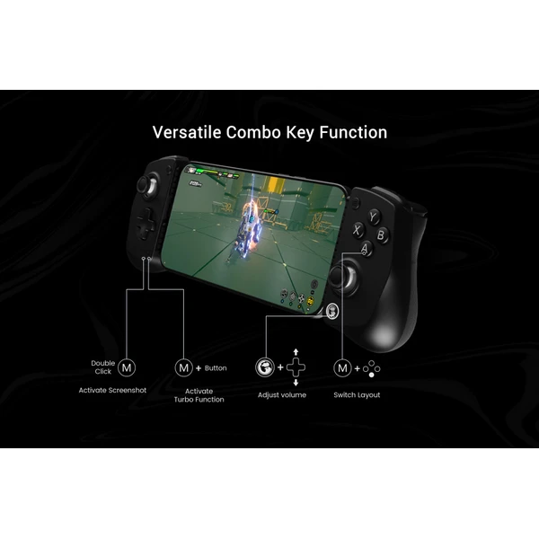 GameSir X5 Lite mobilný herný ovládač čierny - Herné ovládače - Obrázok 0f83c20fc4e648c39b97ec5cf6c75c16