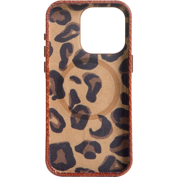 Native Union x Balzac Embossed Cognac MagSafe kryt iPhone 15 - Puzdra - Obrázok 106K000K01