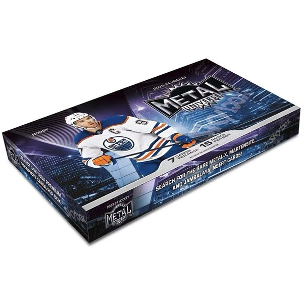 Hokejové karty 2023-24 UPPER DECK Skybox Metal Universe HOCKEY HOBBY Box - Hokejové karty - Hlavný obrázok