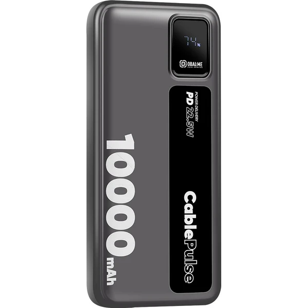 OBAL:ME CablePulse Powerbanka 10000mAh 22,5W Čierna - Powerbanky - Obrázok 1108d2c70cd949bfa0bc9f02d83173b0