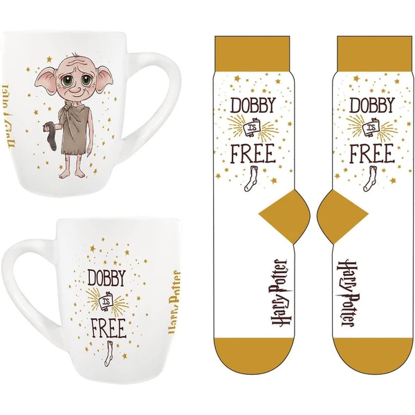 Darčekový set dámsky Harry Potter - Dobby (hrnček a ponožky) - Darčekové sady - Obrázok 114E000J01