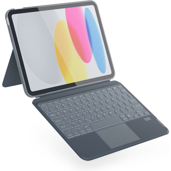 E-shop EPICO púzdro s klávesnicou pre iPad 10,9" 2022 (čeština) šedé
