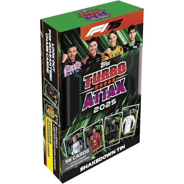 Topps Formula 1 2025 Turbo Attax - Mega Tin  - Karty Formula 1 - Obrázok 1BAF000K01