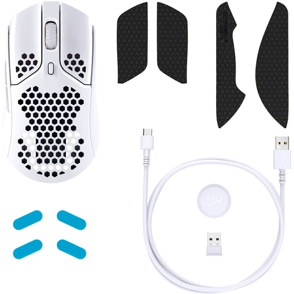 HyperX Haste Wireless Wt HMSH1-B-WT/G - Myši - Obrázok 1HQ8700301