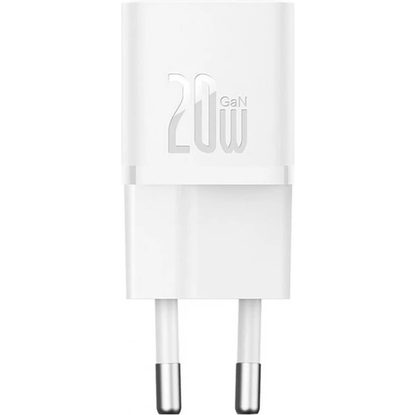 Baseus Rýchlonabíjačka do siete GaN5 Mini 20W EU biela - Nabíjačky - Obrázok 1OS5000N01