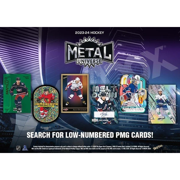 Hokejové karty 2023-24 UPPER DECK Skybox Metal Universe HOCKEY HOBBY Box - Hokejové karty - Obrázok 20YA000L01
