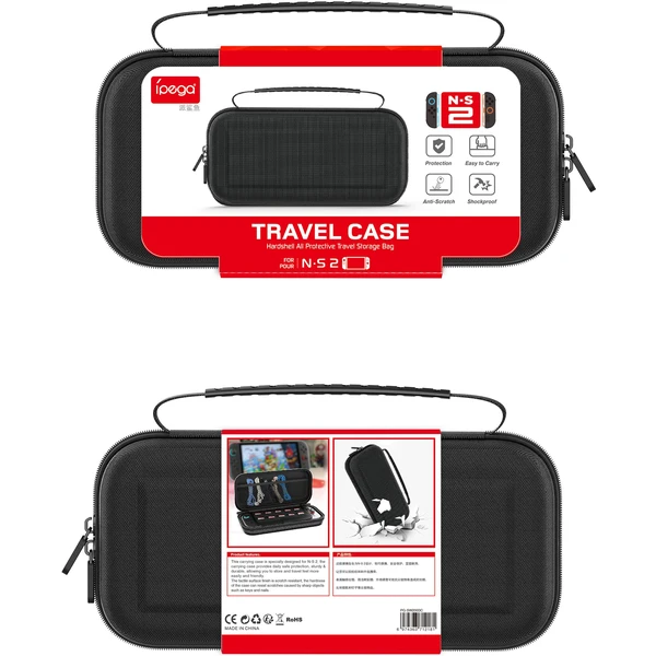 iPega SW2003C cestovné puzdro pre Nintendo Switch 2 čierne - Puzdra - Obrázok 20aeb78c65cd4012a42e1128724f4b1d