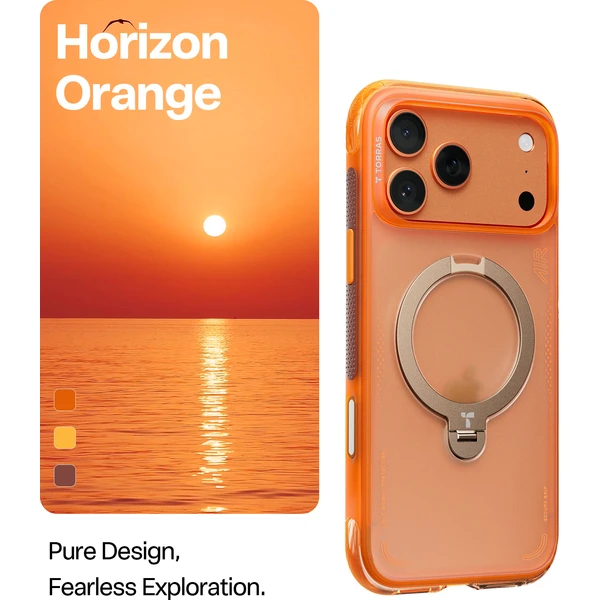 Torras Ostand Q3 Air MagSafe kryt iPhone 17 Pro horizon orange - Puzdra - Obrázok 2426274425274ccea0b8668b83e6c752