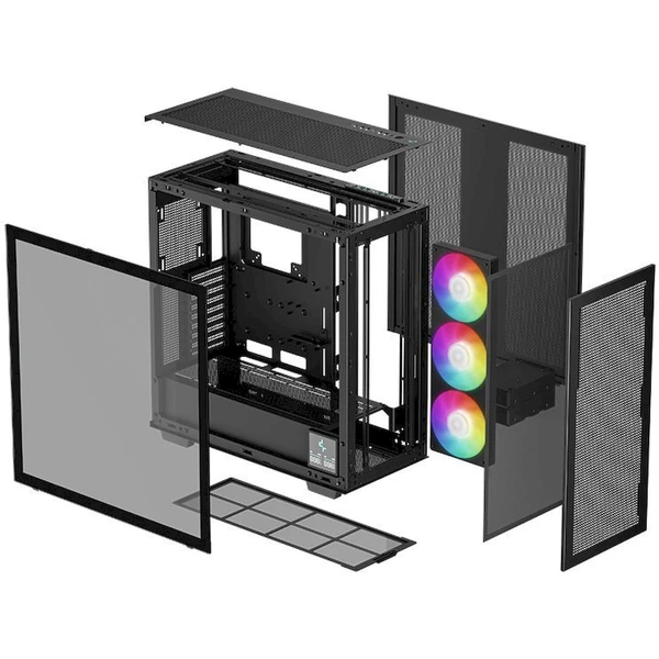 DEEPCOOL MORPHEUS čierna - Počítačové skrine - Obrázok 24V8000K01