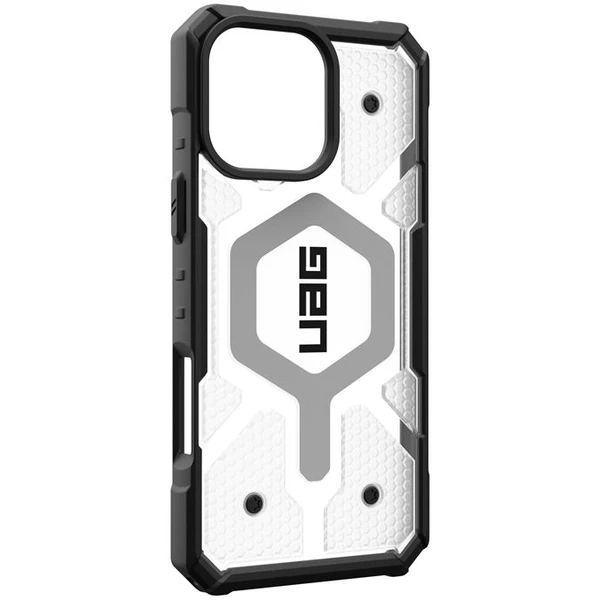 UAG Pathfinder Clear Magsafe kryt iPhone 16 Pro Max biely - Puzdra - Obrázok 24e900594601480d867f958ffd9b328f