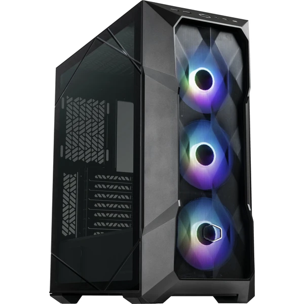 Cooler Master MasterBox TD500 MESH V2, priehľadná bočnica, čierna - Počítačové skrine - Obrázok 2684000601