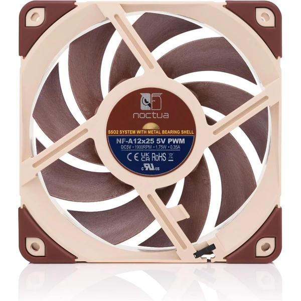 Noctua NF-A12x25 5V PWM - Ventilátory pre PC - Obrázok 2733000P01