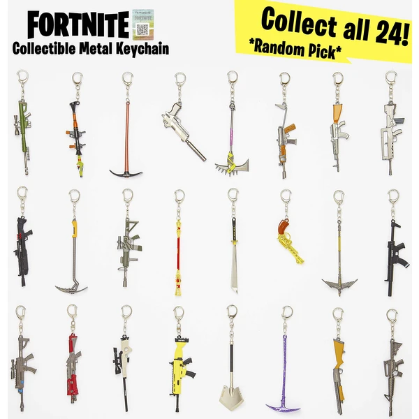 Kovová 3D kľúčenka Fortnite 12 cm - Kľúčenky - Obrázok 27RI100201