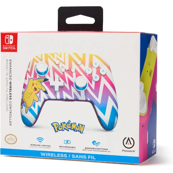 PowerA Enhanced bezdrôtový herný ovládač pre Nintendo Switch (OLED, Switch, Lite) Pikachu Vibrant - Herné ovládače - Obrázok 29J5000P01