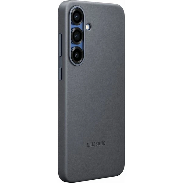 Samsung Kindsuit Case kryt z vegánskej kože Galaxy S25 čierny - Puzdra - Obrázok 2GCC000J01
