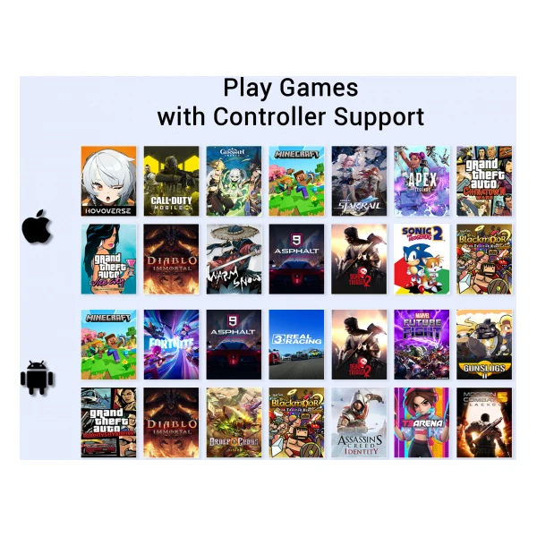 GameSir X5 Lite mobilný herný ovládač čierny - Herné ovládače - Obrázok 2d6c298b19404d7d8881ad24e71bc07b