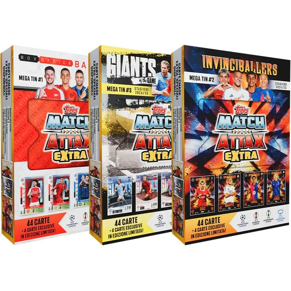 Futbalové karty Topps 2025 UCC MA Extra - Mega tin - Futbalové karty - Hlavný obrázok