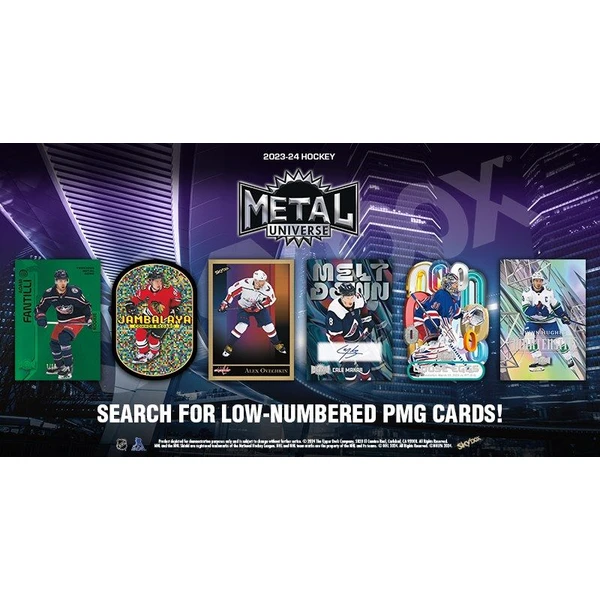 Hokejové karty 2023-24 UPPER DECK Skybox Metal Universe HOCKEY HOBBY Box - Hokejové karty - Obrázok 30YA000L01