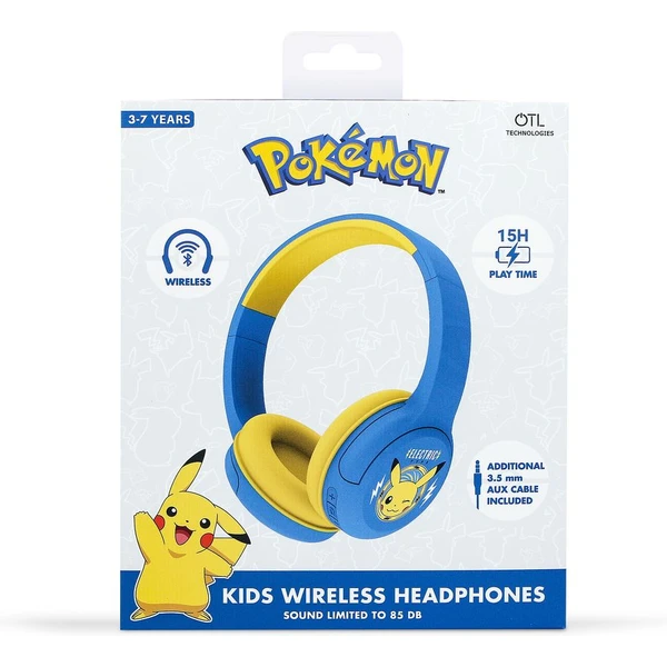 POKÉMON PIKACHU - Core Kids Wireless - Slúchadlá - Obrázok 34ZS100501