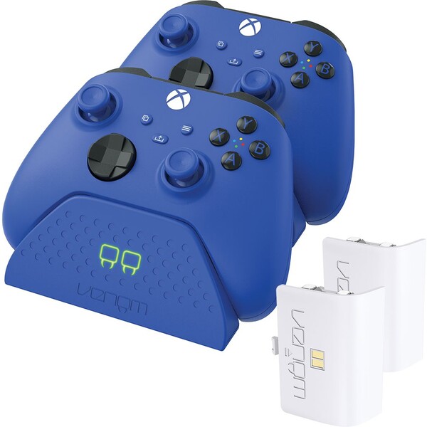E-shop Venom VS2888 nabíjacia stanica + 2 batérie pre Xbox modrá