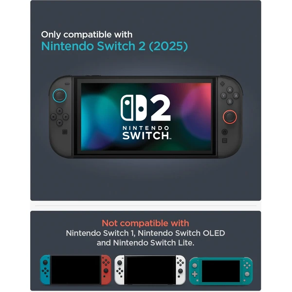 Spigen Rugged Armor puzdro Nintendo Switch 2 matne čierne - Puzdra - Obrázok 35QF000L01
