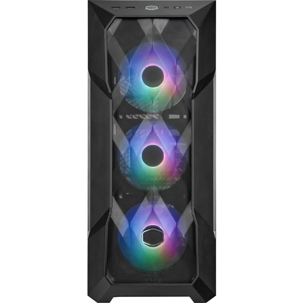 Cooler Master MasterBox TD500 MESH V2, priehľadná bočnica, čierna - Počítačové skrine - Obrázok 3684000601