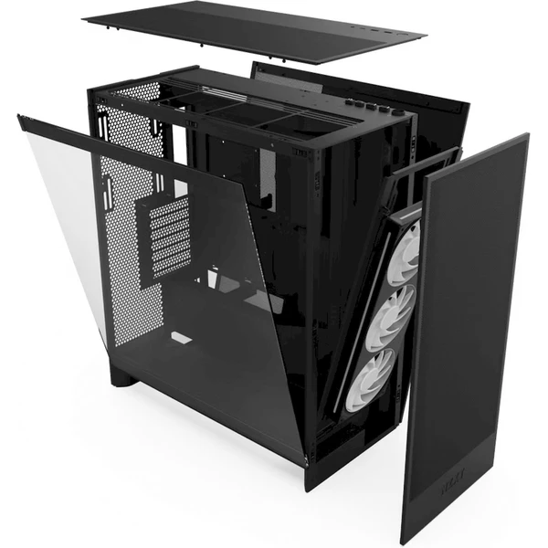 NZXT H7 Flow RGB čierna - Počítačové skrine - Obrázok 36EA000N01