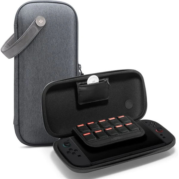 Spigen Klasden Pouch puzdro Nintendo Switch 2 šedé - Puzdra - Hlavný obrázok