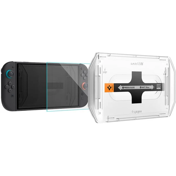 Spigen Glass tR EZ Fit 2 Pack tvrdené sklo Nintendo Switch 2 (2 ks) - Ochranné fólie a sklo - Obrázok 385cdabd7c704682ae301282d335ba33