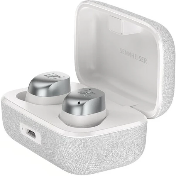 Sennheiser Momentum 4 TWS bezdrôtové slúchadlá, biela/strieborná - Slúchadlá - Hlavný obrázok
