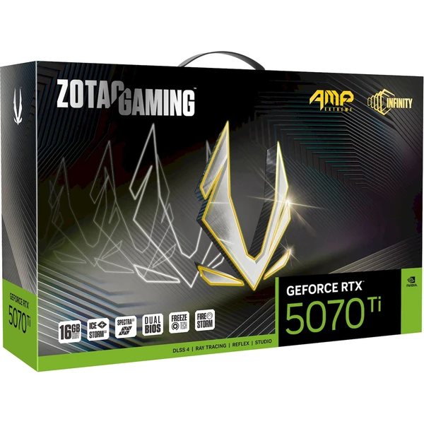 ZOTAC NVIDIA GeForce RTX 5070 Ti AMP Extreme INFINITY - Grafické karty - Obrázok 3FLI000K01