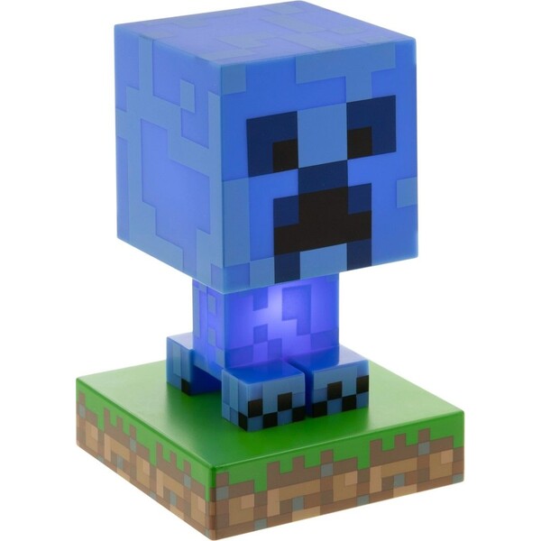 E-shop Icon Light Minecraft - Creeper modrý