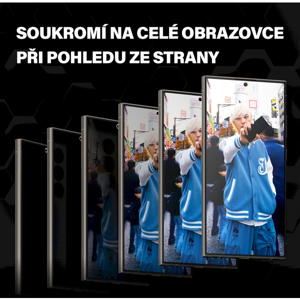 PanzerGlass Privacy Samsung Galaxy S24 Ultra s inštalačným rámčekom - Ochranné fólie a sklo - Obrázok 3Q51000P01