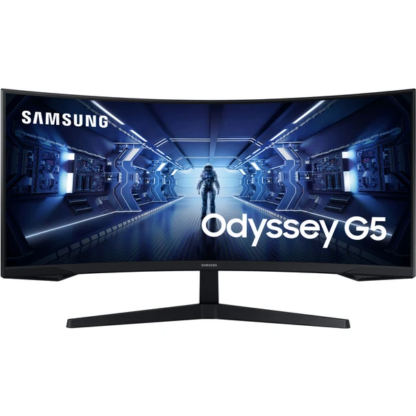 34" Samsung Odyssey G55T, QHD Prohnutý, 165Hz - Monitory - Hlavný obrázok
