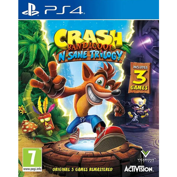 E-shop PS4 Crash Bandicoot N.Sane Trilogy