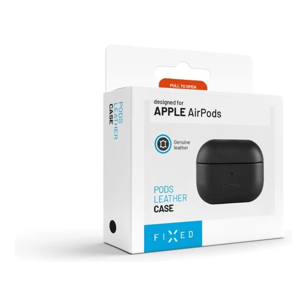 FIXED PodsLeather kožené puzdro s MagSafe pre Apple AirPods Pro 2 čierne - Puzdra - Obrázok 3d5bbb4540f54f6186c43ebf045c20dc