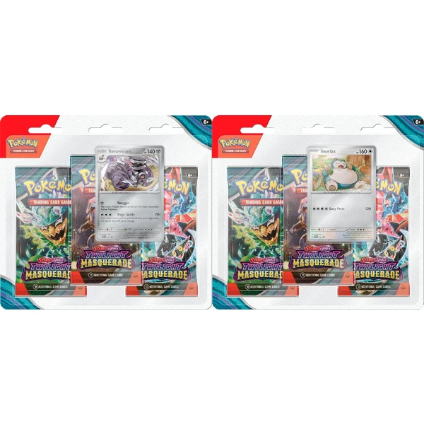 Pokémon TCG: SV06 Twilight Masquerade - 3 Blister Booster - Pokémon karty - Hlavný obrázok